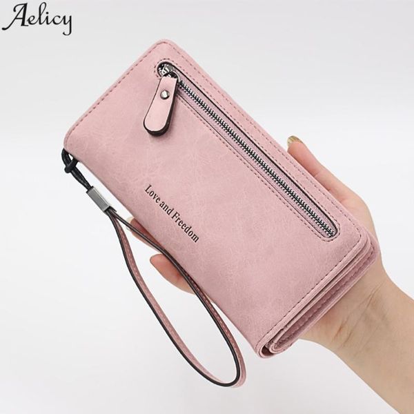 wallets aelicy ladies fashion long frosted wallet zipper buckle solid color soft face vertical rectangular large capacity handbag, Red;black
wallets aelicy ladies fashion long frosted wallet zipper buckle solid color soft face vertical rectangular large capacity handbag, Red;black