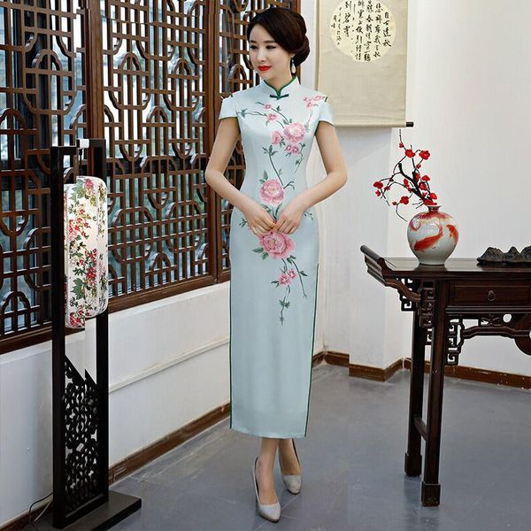 2021 long cheongsam vintage chinese style mandarin collar dress womens summer rayon qipao slim party dresses vestido s-xxl, Red
2021 long cheongsam vintage chinese style mandarin collar dress womens summer rayon qipao slim party dresses vestido s-xxl, Red