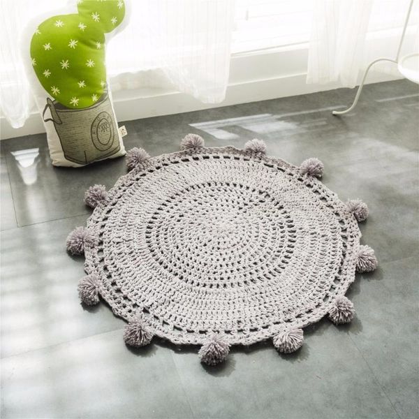 carpets drop ship crochet knitted round rugs for children room decoration kids baby blanket game mat blue grey playmat
carpets drop ship crochet knitted round rugs for children room decoration kids baby blanket game mat blue grey playmat