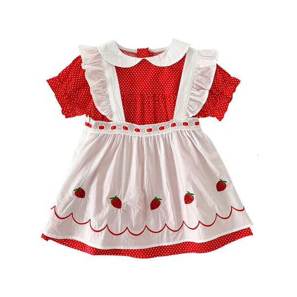 girls' dresses 2pcs baby girls princess es for toddler summer children strawberry embroidery frocks kids birthday girl vestidos, Red;yellow
girls' dresses 2pcs baby girls princess es for toddler summer children strawberry embroidery frocks kids birthday girl vestidos, Red;yellow