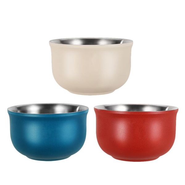 stainless steel simple anti-scalding rice bowl multifunctional double-layer heat insulation soup travel camping bowls
stainless steel simple anti-scalding rice bowl multifunctional double-layer heat insulation soup travel camping bowls