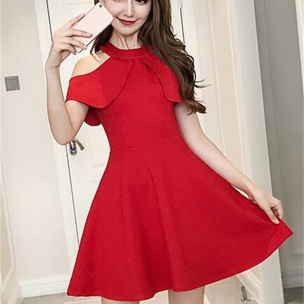 party dresses korean version of spring and summer fashion elegant short party dress dpra, White;black
party dresses korean version of spring and summer fashion elegant short party dress dpra, White;black