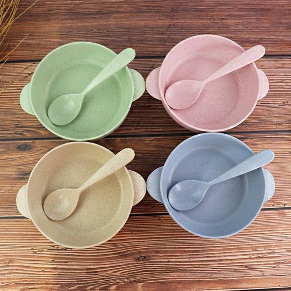 bowls baby feeding tableware set eco-friendly wheat straw infant plate children dish dinnerware kids anti- training bowl+spoon
bowls baby feeding tableware set eco-friendly wheat straw infant plate children dish dinnerware kids anti- training bowl+spoon
