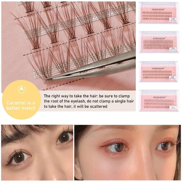 false eyelashes 20 roots cluster of caramel color for eyelash grafting makeup tool thickening supplies bushy eye
false eyelashes 20 roots cluster of caramel color for eyelash grafting makeup tool thickening supplies bushy eye