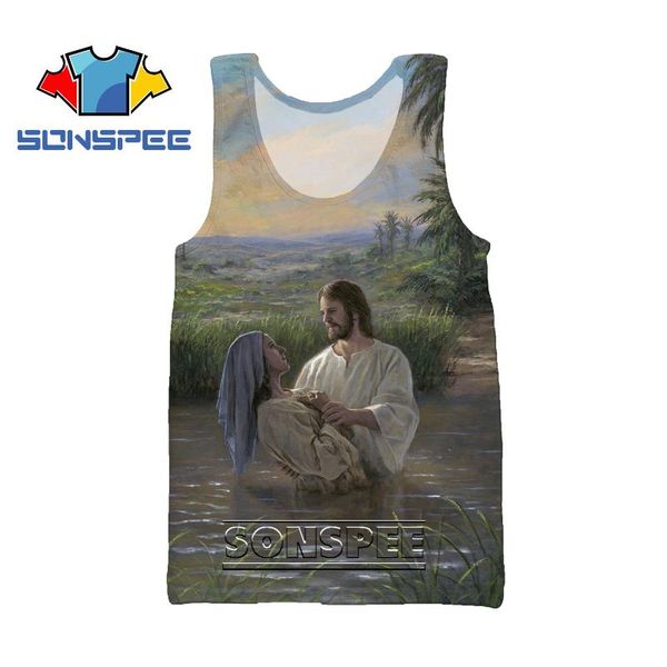 men' tank sonspee summer jesus christian art vest 3d women clothes hiphop fashion street oversize hawaii casual comfort homme sleevel, White;black
men' tank sonspee summer jesus christian art vest 3d women clothes hiphop fashion street oversize hawaii casual comfort homme sleevel, White;black
