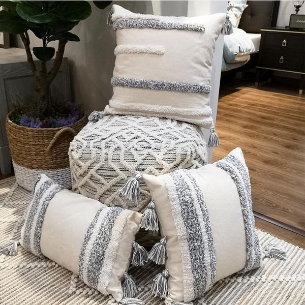 pillow case moroccan style cushion cover tuft tassels handmade neutral decoration 45x45cm/30x50cm home decorative
pillow case moroccan style cushion cover tuft tassels handmade neutral decoration 45x45cm/30x50cm home decorative