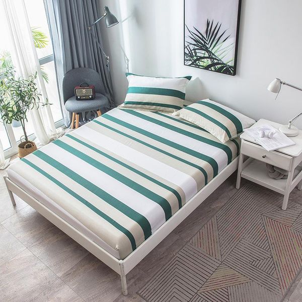 sheets & sets stripes print fitted sheet for single double bed kids adults 100% cotton (no case) xf750-16
sheets & sets stripes print fitted sheet for single double bed kids adults 100% cotton (no case) xf750-16