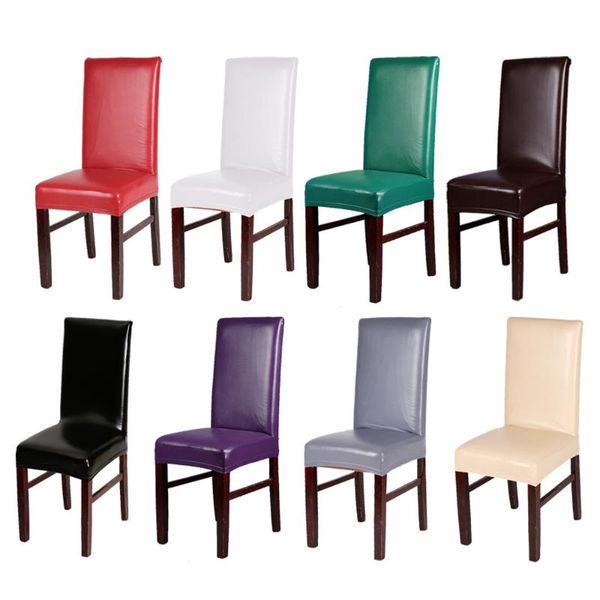 chair covers arrival green/white/red/coffee/black multi colors stretch waterproof oil proof pu leather home seat 6pcs/lot
chair covers arrival green/white/red/coffee/black multi colors stretch waterproof oil proof pu leather home seat 6pcs/lot