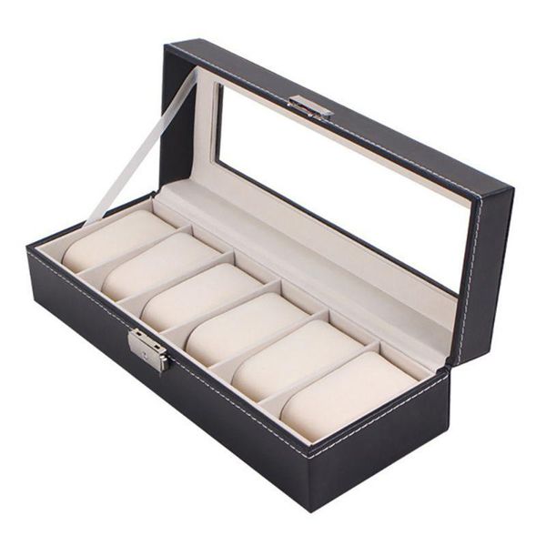 watch boxes & cases 6/10/12 slots travel box superior pu leather storage case display organize, Black;blue
watch boxes & cases 6/10/12 slots travel box superior pu leather storage case display organize, Black;blue