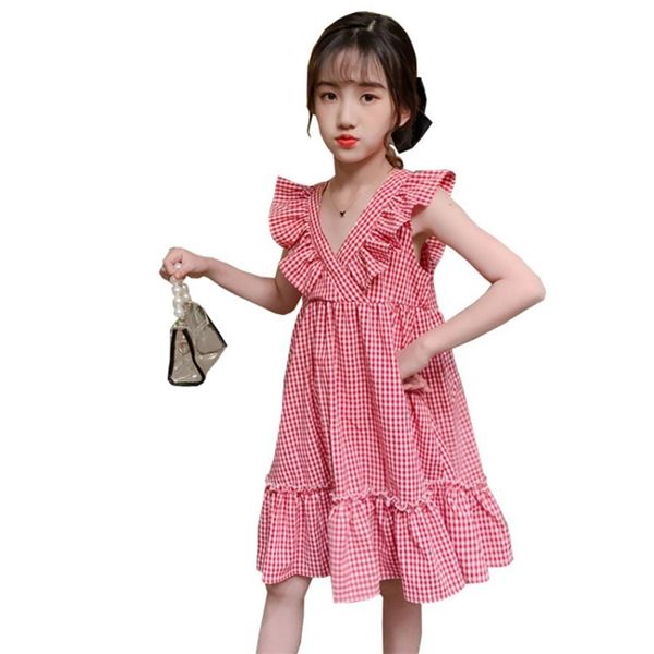 girls summer dress plaid pattern girl party ruffles kid clothes 6 8 10 12 14 210527, Red;yellow
girls summer dress plaid pattern girl party ruffles kid clothes 6 8 10 12 14 210527, Red;yellow