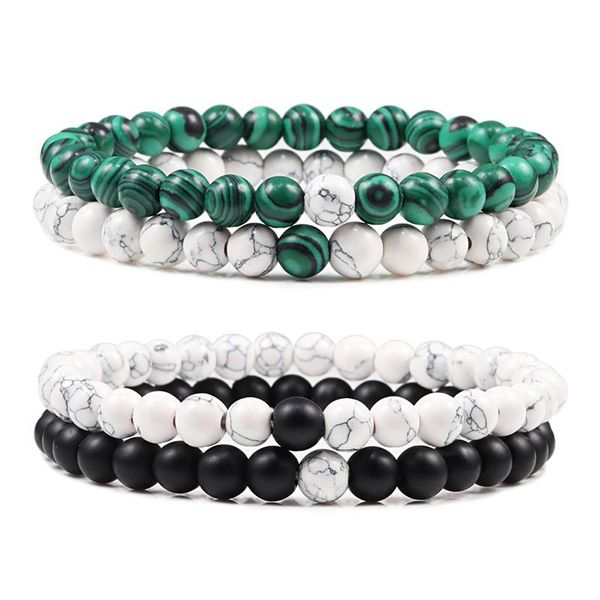 beaded, strands 2pcs/set natural stone beaded distance bracelet men women couple rope chain bracelets bangles friend charm jewelry pulsera, Black
beaded, strands 2pcs/set natural stone beaded distance bracelet men women couple rope chain bracelets bangles friend charm jewelry pulsera, Black