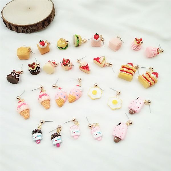 new diy material cream pastry short ear stud south korea cute fruit small jewelry student ear pendant ear stud femaledio chan contact, Silver
new diy material cream pastry short ear stud south korea cute fruit small jewelry student ear pendant ear stud femaledio chan contact, Silver