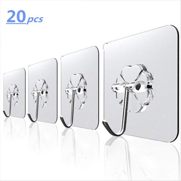 hooks & rails 20pcs transparent wall hanger self adhesive suction cup door stickers for kitchen bathroom accessories
hooks & rails 20pcs transparent wall hanger self adhesive suction cup door stickers for kitchen bathroom accessories