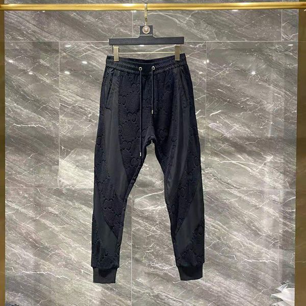 Early spring 2021 new knitted cotton full of letters jacquard heavy industry corset elastic casual pants men's fashion, Black
Early spring 2021 new knitted cotton full of letters jacquard heavy industry corset elastic casual pants men's fashion, Black