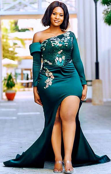 2021 plus size arabic aso ebi hunter green mermaid bridesmaid dresses lace beaded high split evening prom formal party gowns dress zj744, White;pink
2021 plus size arabic aso ebi hunter green mermaid bridesmaid dresses lace beaded high split evening prom formal party gowns dress zj744, White;pink