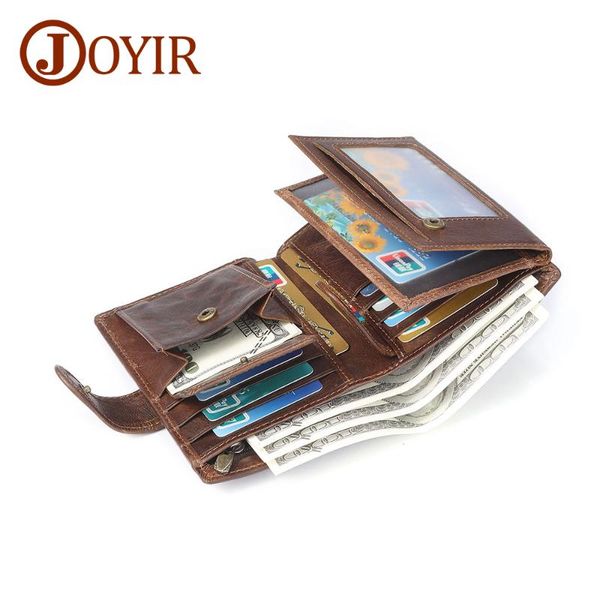 wallets joyir vintage men wallet genuine leather rfid male multifunctional walet with coin pocket card holders man purse, Red;black
wallets joyir vintage men wallet genuine leather rfid male multifunctional walet with coin pocket card holders man purse, Red;black