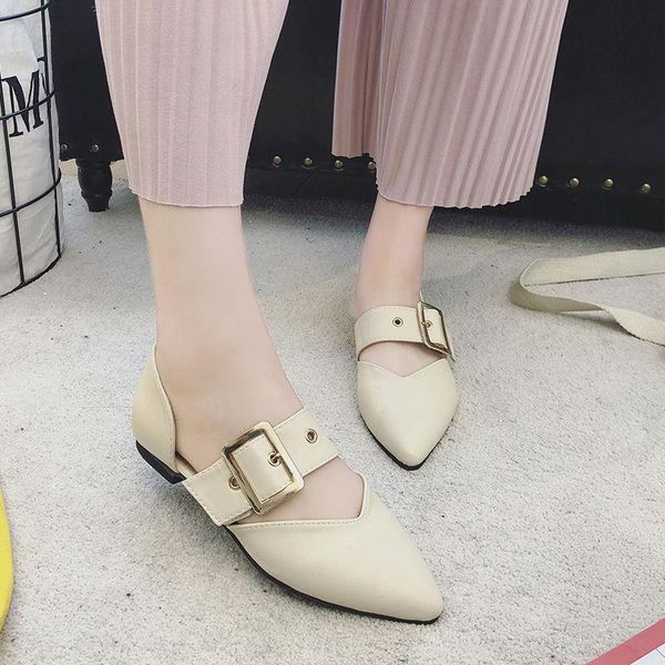 women pointed toe flats shoes 2021 ladies summer mules slippers vintage cloesed rubber soles beige sandals low heels, Black
women pointed toe flats shoes 2021 ladies summer mules slippers vintage cloesed rubber soles beige sandals low heels, Black