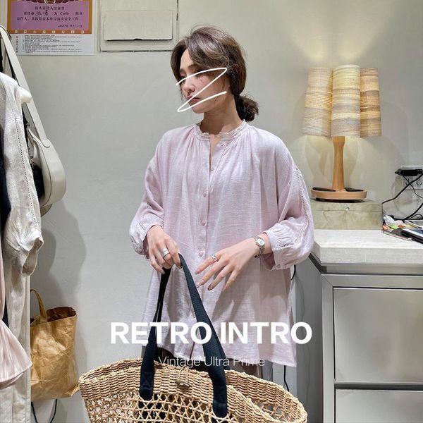 women's jackets 2021rin style in spring and summer commuting round neck solid color cotton loose shirt r1071, Black;brown
women's jackets 2021rin style in spring and summer commuting round neck solid color cotton loose shirt r1071, Black;brown