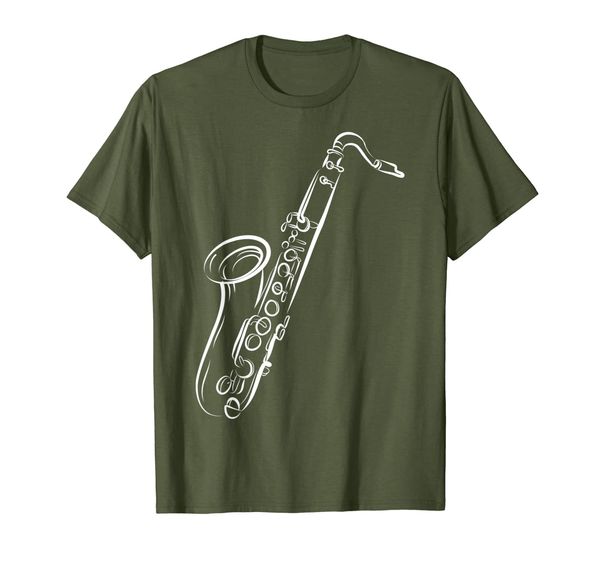 saxophone t-shirt, White;black
saxophone t-shirt, White;black