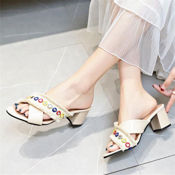 slippers 2021 summer women thick crystal slipper sandals peep toe casual shoes female fashion heel platform #1542, Black
slippers 2021 summer women thick crystal slipper sandals peep toe casual shoes female fashion heel platform #1542, Black