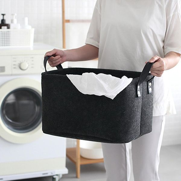 Wool Felt Storage Baskets Toy Book Stationery Foldable Laundry Basket Dirty Clothes Hamper Toys Holder Clothes Storage Bag Case
Wool Felt Storage Baskets Toy Book Stationery Foldable Laundry Basket Dirty Clothes Hamper Toys Holder Clothes Storage Bag Case