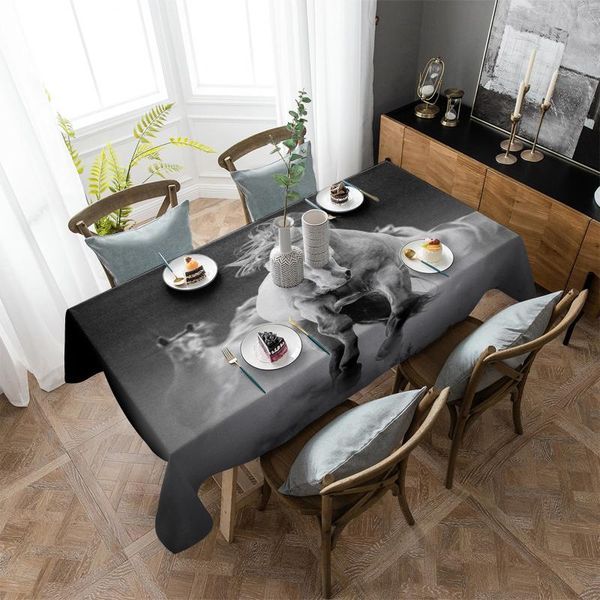 table cloth animal horse running black waterproof wedding holiday dinning decor rectangular tablecloth
table cloth animal horse running black waterproof wedding holiday dinning decor rectangular tablecloth