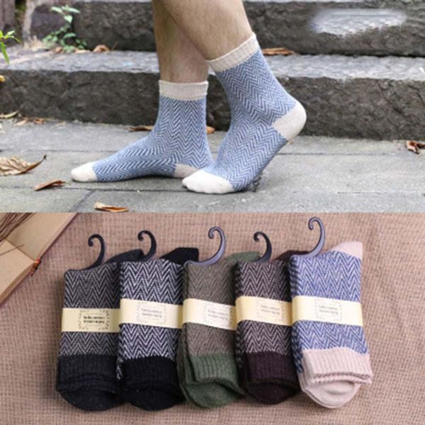 men's socks 5 pairs witner men thick warm wool vintage christmas colorful sock gift meias calcetines compression, Black
men's socks 5 pairs witner men thick warm wool vintage christmas colorful sock gift meias calcetines compression, Black