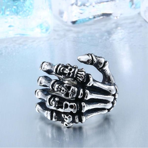 cluster rings beier 316l stainless steel finger bones men's ring punk skull party jewelry llbr8-328r, Golden;silver
cluster rings beier 316l stainless steel finger bones men's ring punk skull party jewelry llbr8-328r, Golden;silver