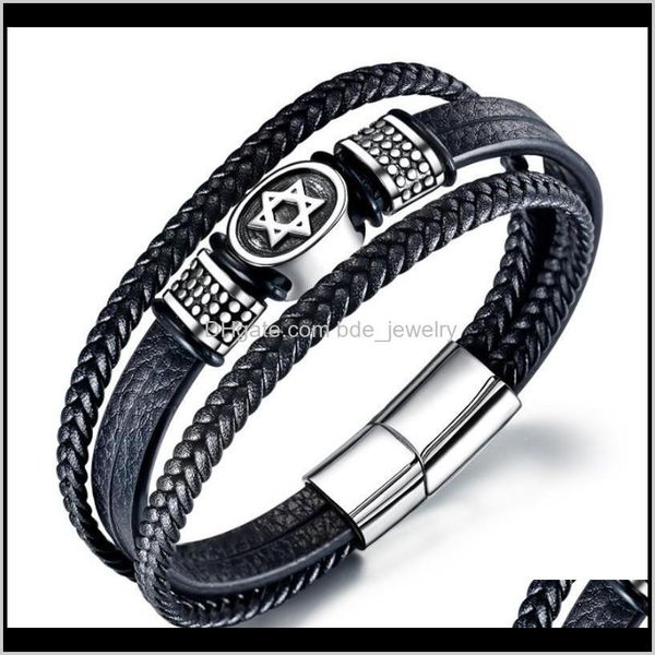 charm bracelets jewelrymens punk ceremony pentagram steel ring braided leather bracelet boys christmas gift drop delivery 2021 cicua, Golden;silver
charm bracelets jewelrymens punk ceremony pentagram steel ring braided leather bracelet boys christmas gift drop delivery 2021 cicua, Golden;silver
