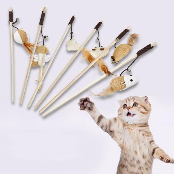 cat toys funny cartoon pet wooden stick with mini bell interactive teaser for rod play fun wand
cat toys funny cartoon pet wooden stick with mini bell interactive teaser for rod play fun wand