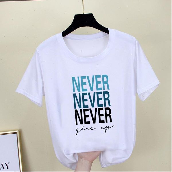 t shirt womens women never give up letter printed harajuku casual female white summer tshirt clothing
t shirt womens women never give up letter printed harajuku casual female white summer tshirt clothing
