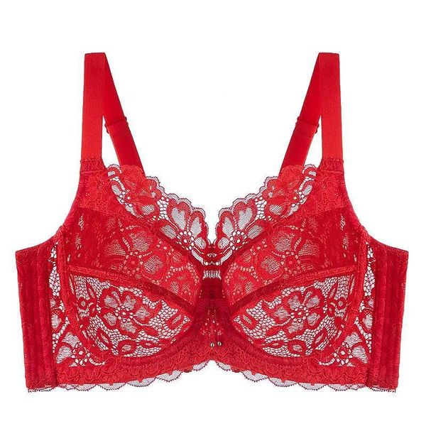 bras plus size womens ultra thin wireless full coverage non padded underwear female lace embroidery lingerie minimizer bra 38 f, Red;black
bras plus size womens ultra thin wireless full coverage non padded underwear female lace embroidery lingerie minimizer bra 38 f, Red;black