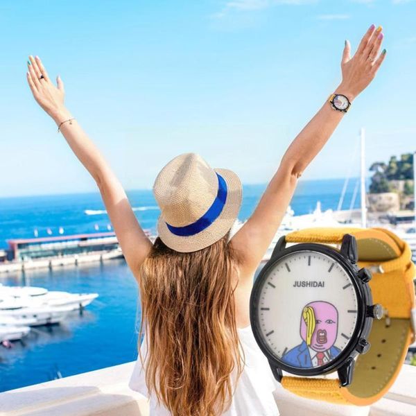 wristwatches quartz watch blames trump non-mechanical movement canvas watches acrylic no waterproof gift for children r8m2, Slivery;brown
wristwatches quartz watch blames trump non-mechanical movement canvas watches acrylic no waterproof gift for children r8m2, Slivery;brown