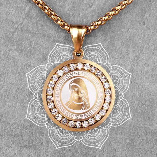 pendant necklaces gold virgin mary long men pendants chain punk for boyfriend male stainless steel jewelry creativity gift wholesale, Silver
pendant necklaces gold virgin mary long men pendants chain punk for boyfriend male stainless steel jewelry creativity gift wholesale, Silver