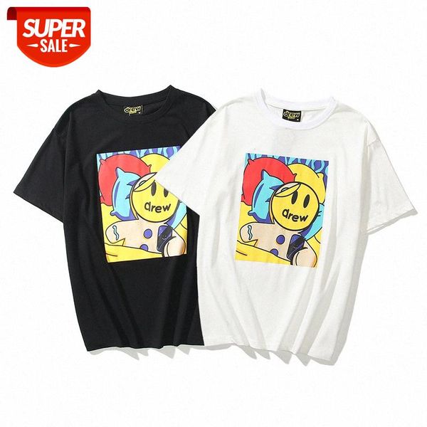 drew short-sleeved smiley face bieber the same face-covered girl gingerbread man t-shirt trendy brand men and women couple bottoming s #bu3y, White;black
drew short-sleeved smiley face bieber the same face-covered girl gingerbread man t-shirt trendy brand men and women couple bottoming s #bu3y, White;black