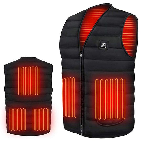 men autumn winter smart heating jackets cotton vest usb infrared electric women outdoor flexible thermal warm jacket item, Black;brown
men autumn winter smart heating jackets cotton vest usb infrared electric women outdoor flexible thermal warm jacket item, Black;brown