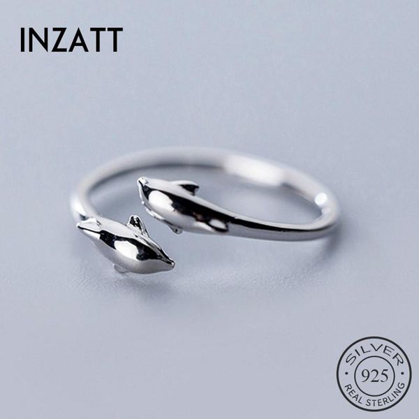 cluster rings inzareal 925 sterling silver dolphin opening ring for women party cute fine jewelry minimalist accessories 2021 gift, Golden;silver
cluster rings inzareal 925 sterling silver dolphin opening ring for women party cute fine jewelry minimalist accessories 2021 gift, Golden;silver