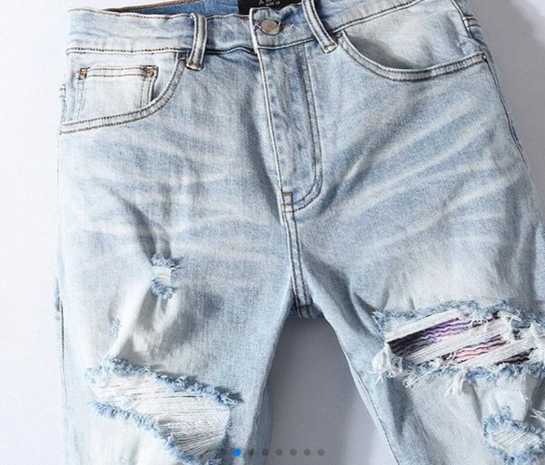 brand crosin a mens distressed ripped biker jeans miri 2020ss slim fit motorcycle denim pants fashion designer hip hop high, Blue
brand crosin a mens distressed ripped biker jeans miri 2020ss slim fit motorcycle denim pants fashion designer hip hop high, Blue