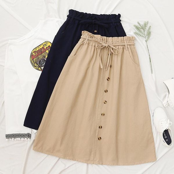 skirts japanese solid high waist single breasted skirt saia mori girl 2021 autumn, Black
skirts japanese solid high waist single breasted skirt saia mori girl 2021 autumn, Black
