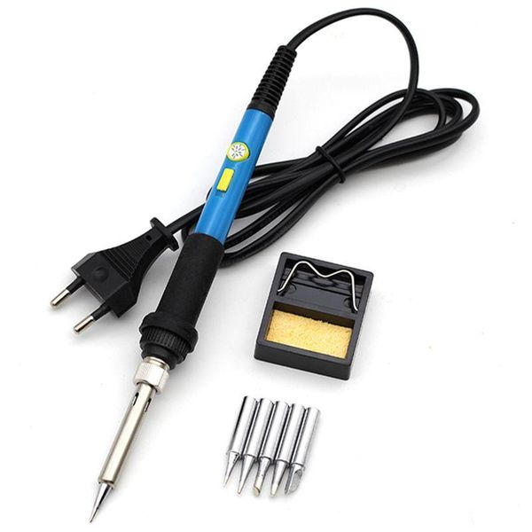 hand & power tool accessories 60w 220v electric soldering iron kit with 5 tips switch adjustable temperature welding eu plug for electronics
hand & power tool accessories 60w 220v electric soldering iron kit with 5 tips switch adjustable temperature welding eu plug for electronics