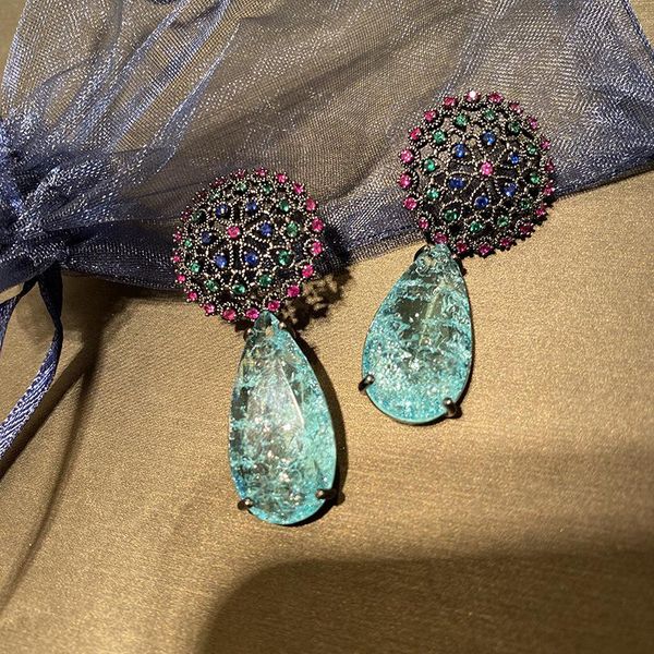 dangle & chandelier retro dandelion flower blue crystal tassel earrings accessories big drop s925 women vintage pendant, Silver
dangle & chandelier retro dandelion flower blue crystal tassel earrings accessories big drop s925 women vintage pendant, Silver