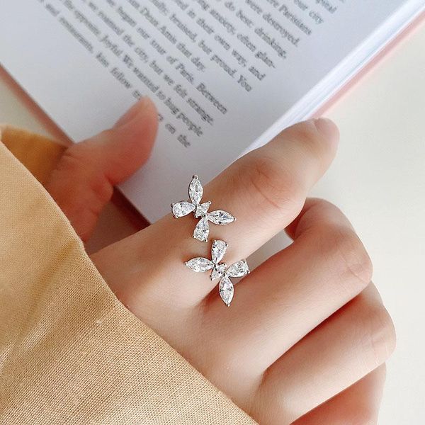 cluster rings butterfly zircon ring women 925 sterling silver anillos plata para mujer gift for girlfriend minimalist fine jewelry, Golden;silver
cluster rings butterfly zircon ring women 925 sterling silver anillos plata para mujer gift for girlfriend minimalist fine jewelry, Golden;silver