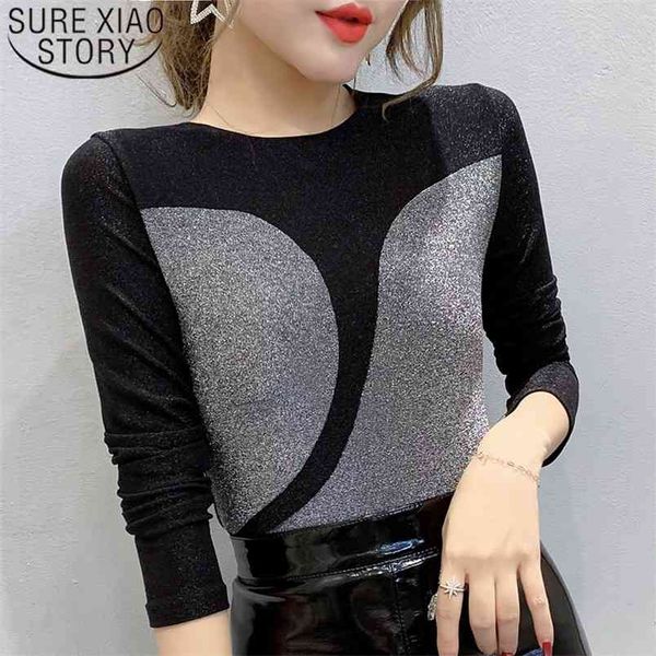 korean style women shirt office long sleeve solid o-neck slim black clothing plus size 7301 50 210506, White
korean style women shirt office long sleeve solid o-neck slim black clothing plus size 7301 50 210506, White