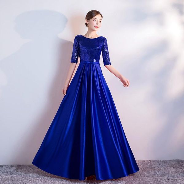 exquisite sequins trim chorus banquet gown office lady elegant blue formal party dress o-neck floor-length pleated dressses ethnic clothing, Red
exquisite sequins trim chorus banquet gown office lady elegant blue formal party dress o-neck floor-length pleated dressses ethnic clothing, Red