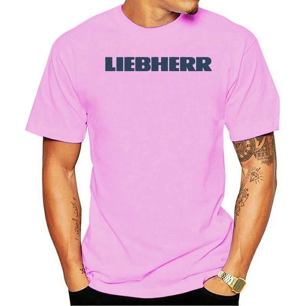 men's t-shirts liebherr group mining cranes t-shirt, White;black