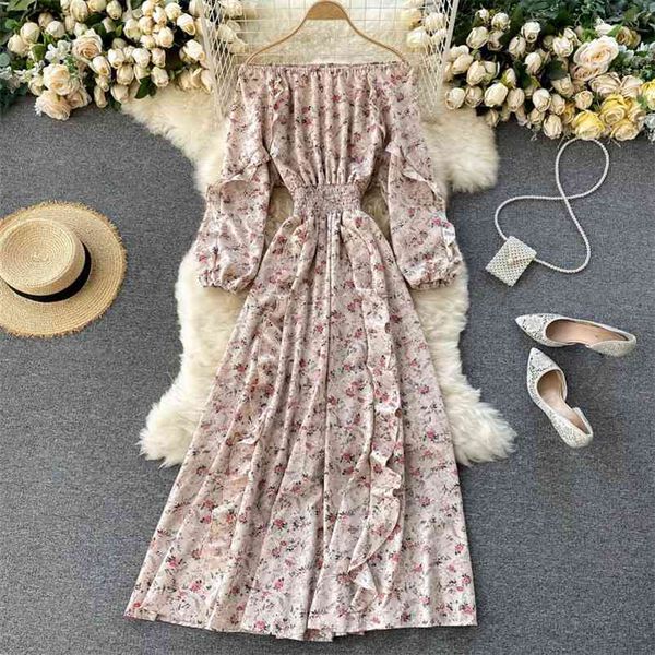 autumn style collar strapless puff sleeves sweet wood ears slim mid-length retro floral dress female uk491 210507, Black;gray
autumn style collar strapless puff sleeves sweet wood ears slim mid-length retro floral dress female uk491 210507, Black;gray