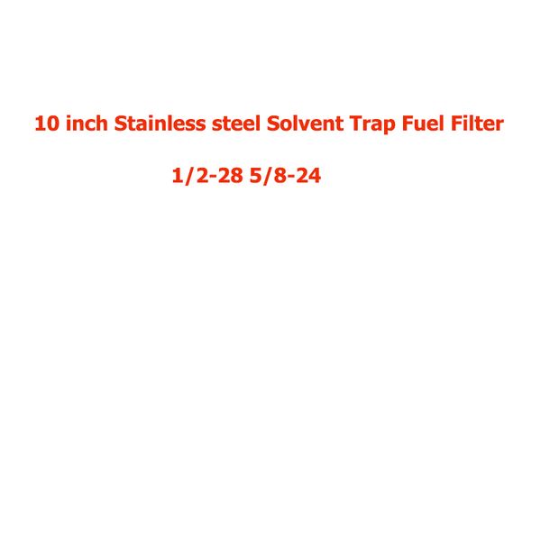 10inch spiral 1/2-28 5/8-24 single core filters stainless steel solvent trap car fuel filter for napa 4003 wix 24003
10inch spiral 1/2-28 5/8-24 single core filters stainless steel solvent trap car fuel filter for napa 4003 wix 24003