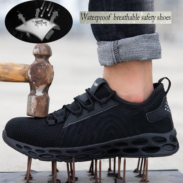 boots puimentiua ryder men casual shoes steel toe air safety puncture-proof work sneakers breathable shoe plus size 36-48, Black
boots puimentiua ryder men casual shoes steel toe air safety puncture-proof work sneakers breathable shoe plus size 36-48, Black