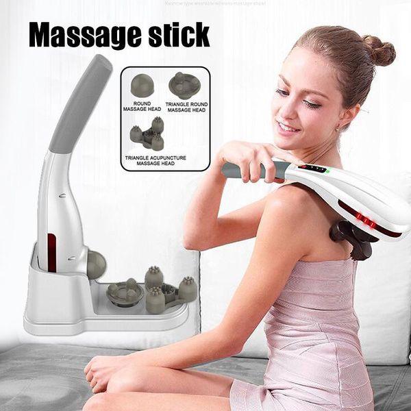 rechargeable hand held deep massager for muscles back foot neck shoulder with portable design fre-drop electric massagers
rechargeable hand held deep massager for muscles back foot neck shoulder with portable design fre-drop electric massagers