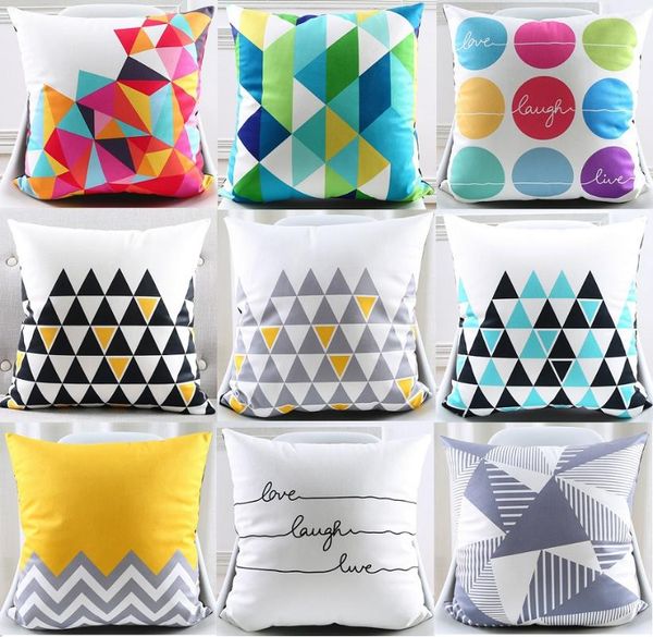 colorful geometric patterns cushion cover modern triangles plaids chevron stripes colour art covers velvet pillow case cushion/decorative
colorful geometric patterns cushion cover modern triangles plaids chevron stripes colour art covers velvet pillow case cushion/decorative